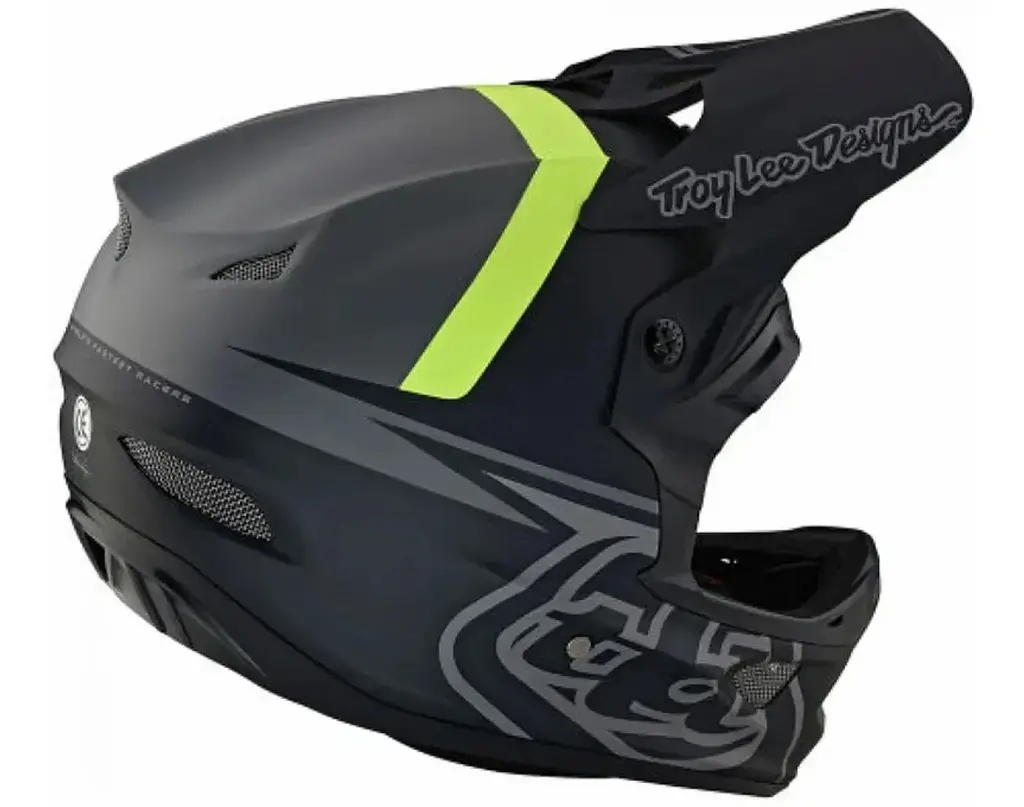 Велошлем Troy Lee Designs D3 Fiberlite Slant Grey L (1106-198744024) - фото 6