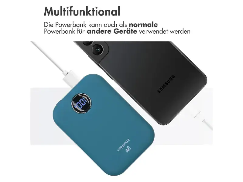 Зовнішній акумулятор (Power Bank) Imoshion MagSafe 10000mAh Blue (8720922183033) - фото 6