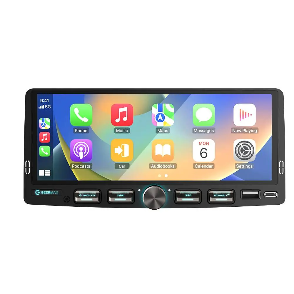 Автомагнітола Geermax 1DIN X681 Чорний (202309316)