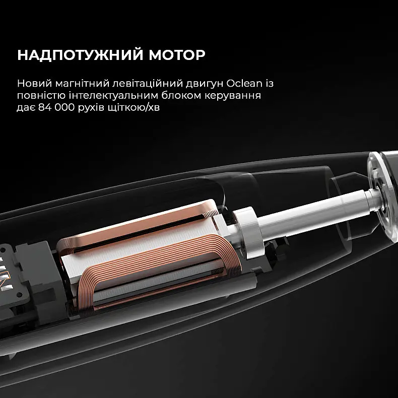 Электрическая зубная щетка Oclean X Ultra Set Black OLED - фото 7