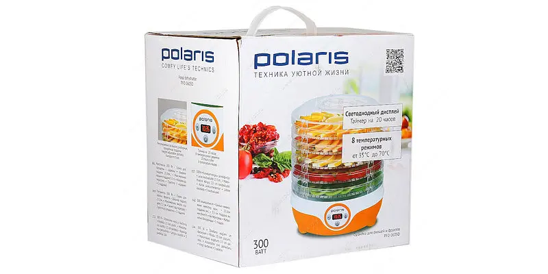 Сушка для овочів та фруктів Polaris PFD 0605 D - фото 2