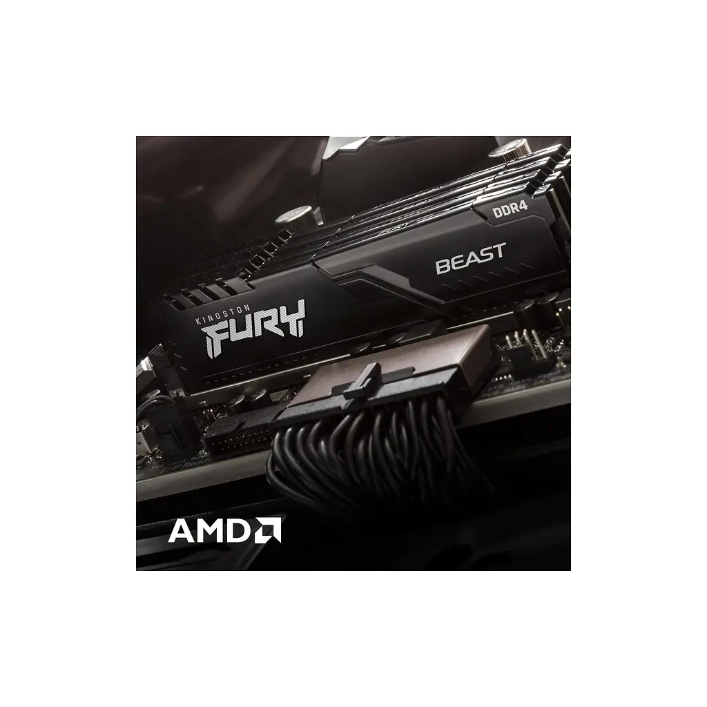 Модуль пам'яті для комп'ютера DDR4 16GB (2x8GB) 3200 MHz Black Kingston Fury (ex.HyperX) (KF432C16BBK2/16WP) - фото 11