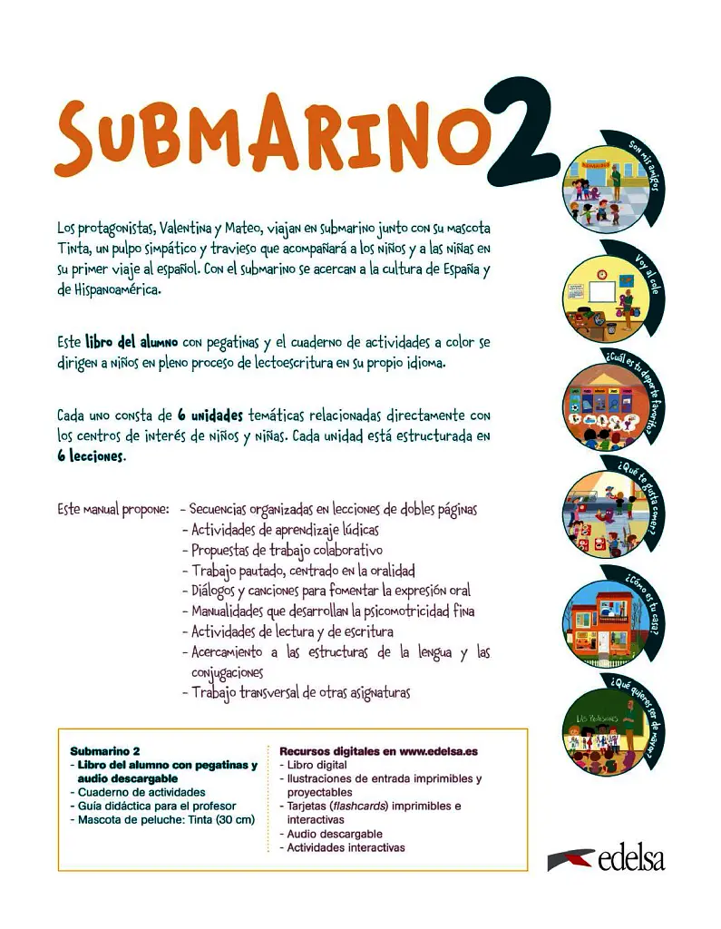 Submarino 2 Pack: Libro del alumno + Cuaderno de ejercicios + Audio descargable - Марія Євгенія Сантана - фото 14