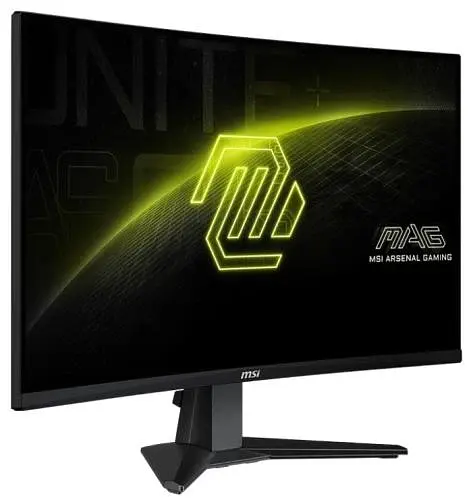 Монітор вигнутий 27" MSI MAG 27C6F, Black, Rapid VA, 1920x1080 (16:9), 0.5 мс, 180 Гц, 250 кд/м², 3000:1, 1500R, 178°/178°, 2xHDMI/DP, VESA 100x100 мм, Adaptive Sync, aRGB - 78%, DCI-P3 - 73%, sRGB - 93% - фото 3