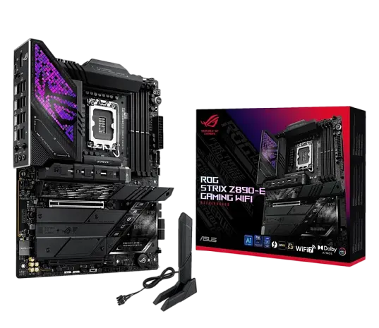 Материнська плата Asus Z890-E ROG Strix Gaming Wi-Fi LGA 1851 (ROG STRIX Z890-E GAMING WIFI) - фото 4