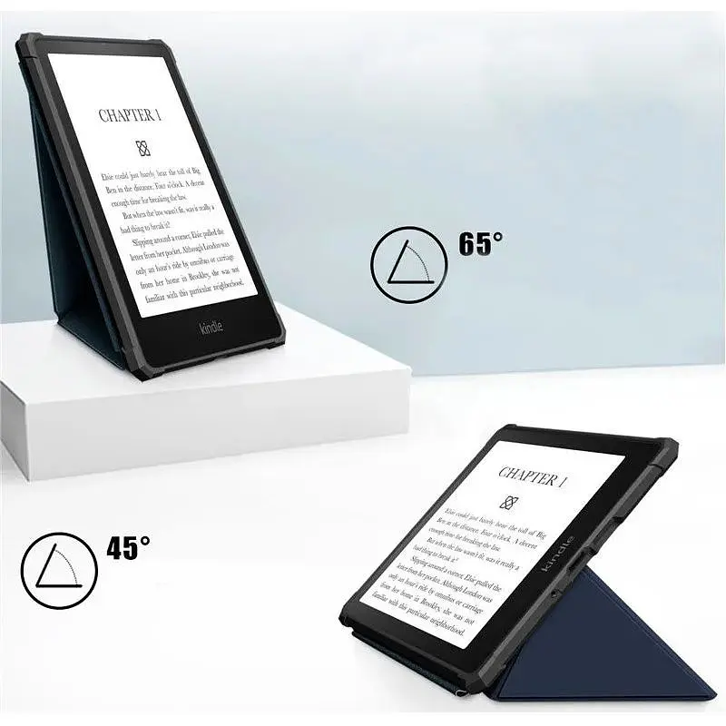Чехол-книжка BeCover Ultra Slim Origami для Amazon Kindle Paperwhite 11th Gen 2021 Deep Blue (707219) [100913] - фото 3