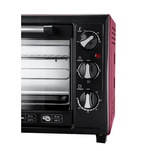 Електродуховка Liberton LEO-350 Red 35 л - фото 2