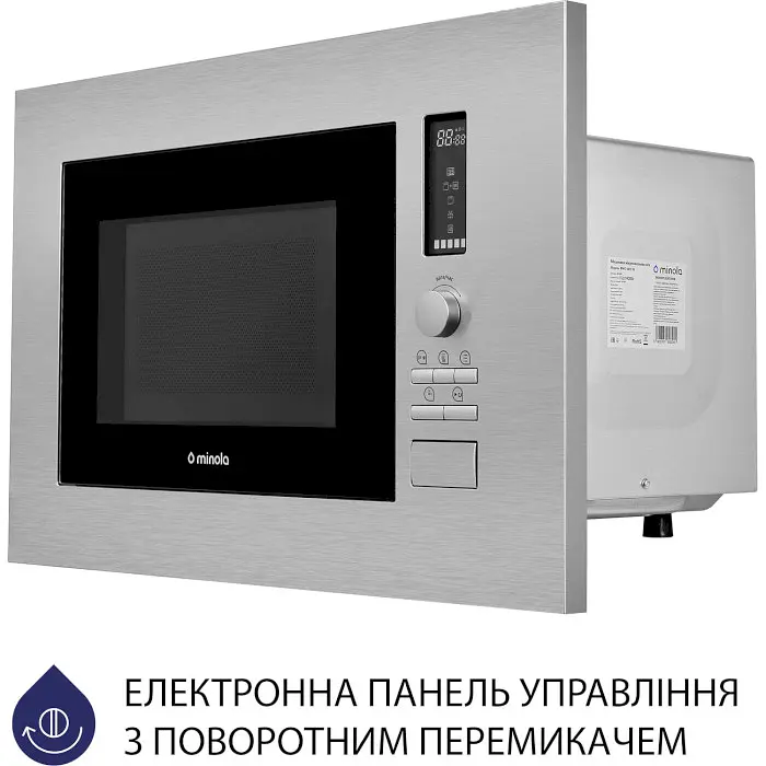 Встраиваемая микроволновая печь Minola BWO 2022 SS - фото 6