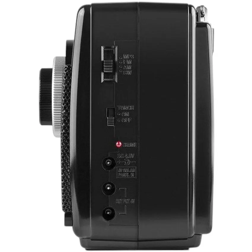 Радиоприемник портативный REAL-EL X510 Black с фонариком - фото 5