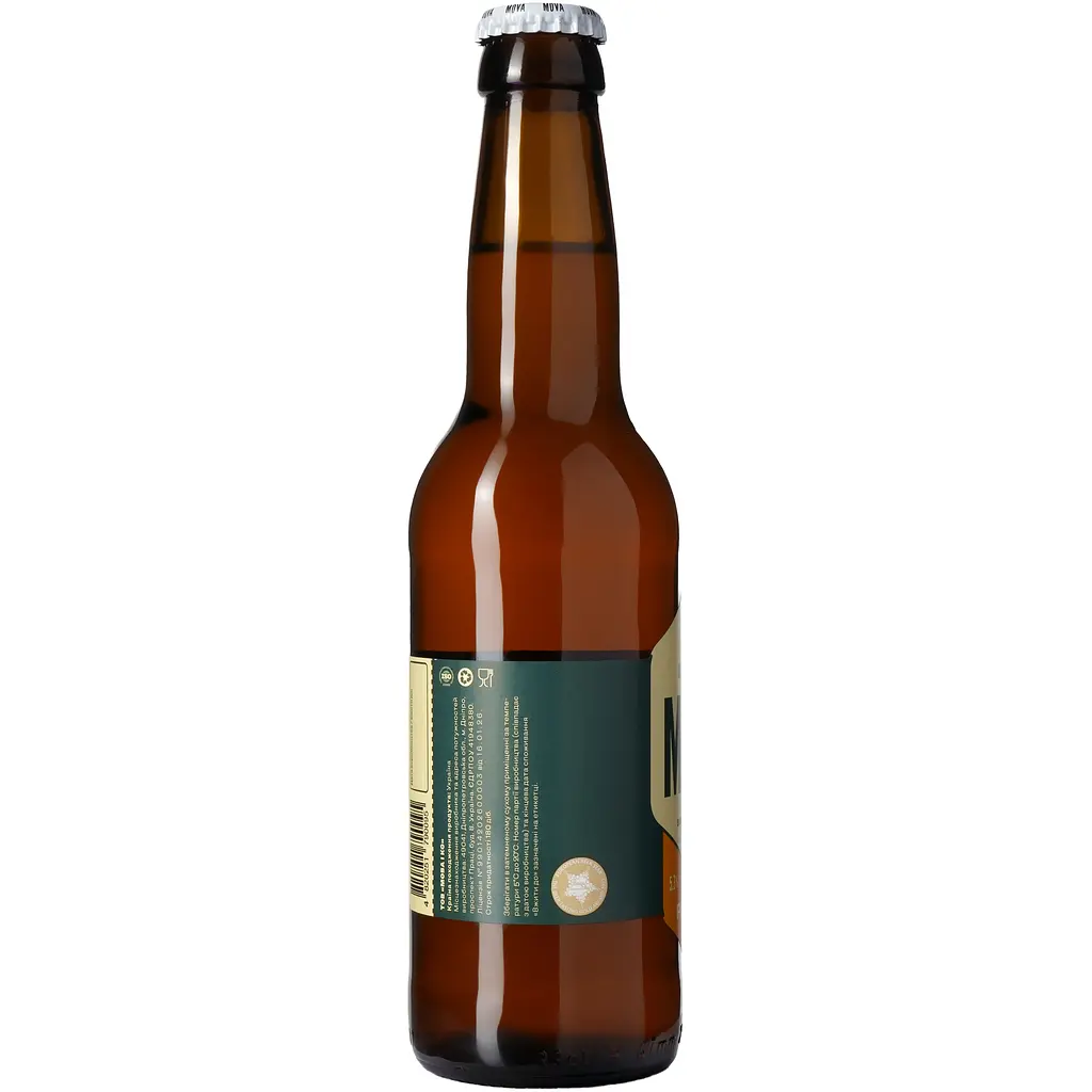 Пиво MOVA Pilsner, світле, нефільтроване, 5,3%, 0,33 л - фото 3