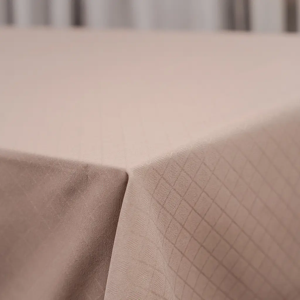 Скатертина водонепроникна Sonex Sienna 150х180 см бежева (SO102570) - фото 4