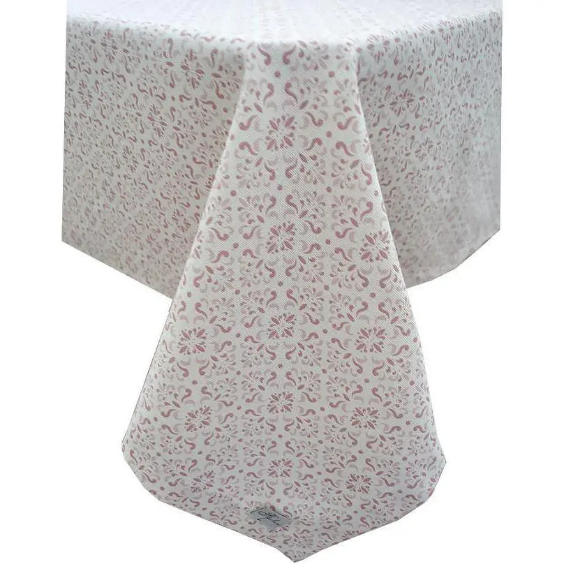 Скатерть Прованс Bella Розовый витраж 85х85 см розовая (13626) - фото 2