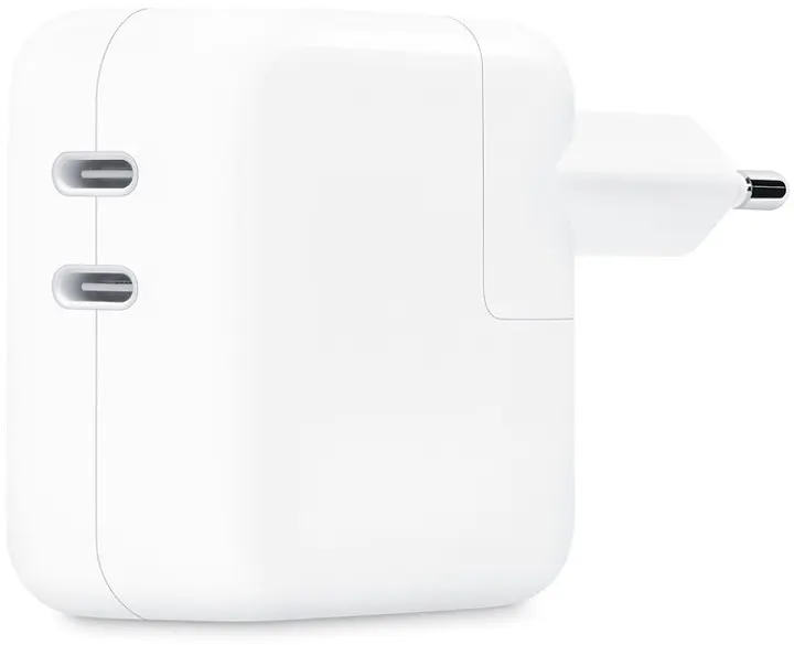 Зарядное устройство Apple 35W Dual USB-C Port Power Adapter (MW2K3) - фото 3