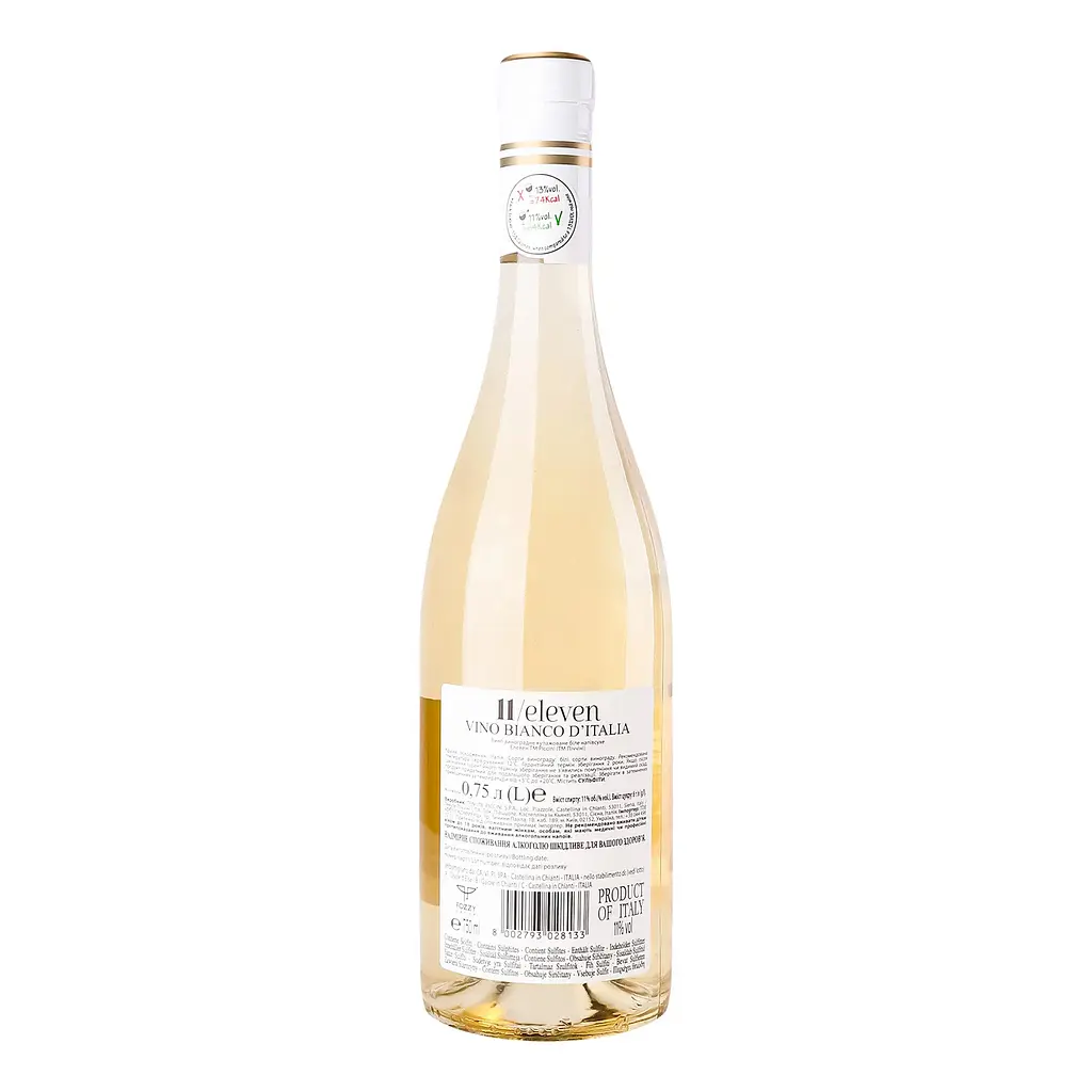 Вино Piccini Eleven Bianco біле сухе 0.75 л - фото 2