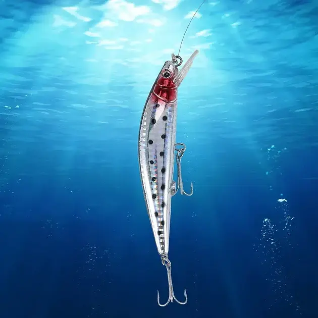 Приманка для лову хижих риб з підсвіткою та USB-зарядкою, Електронна Twitching Lure - фото 6