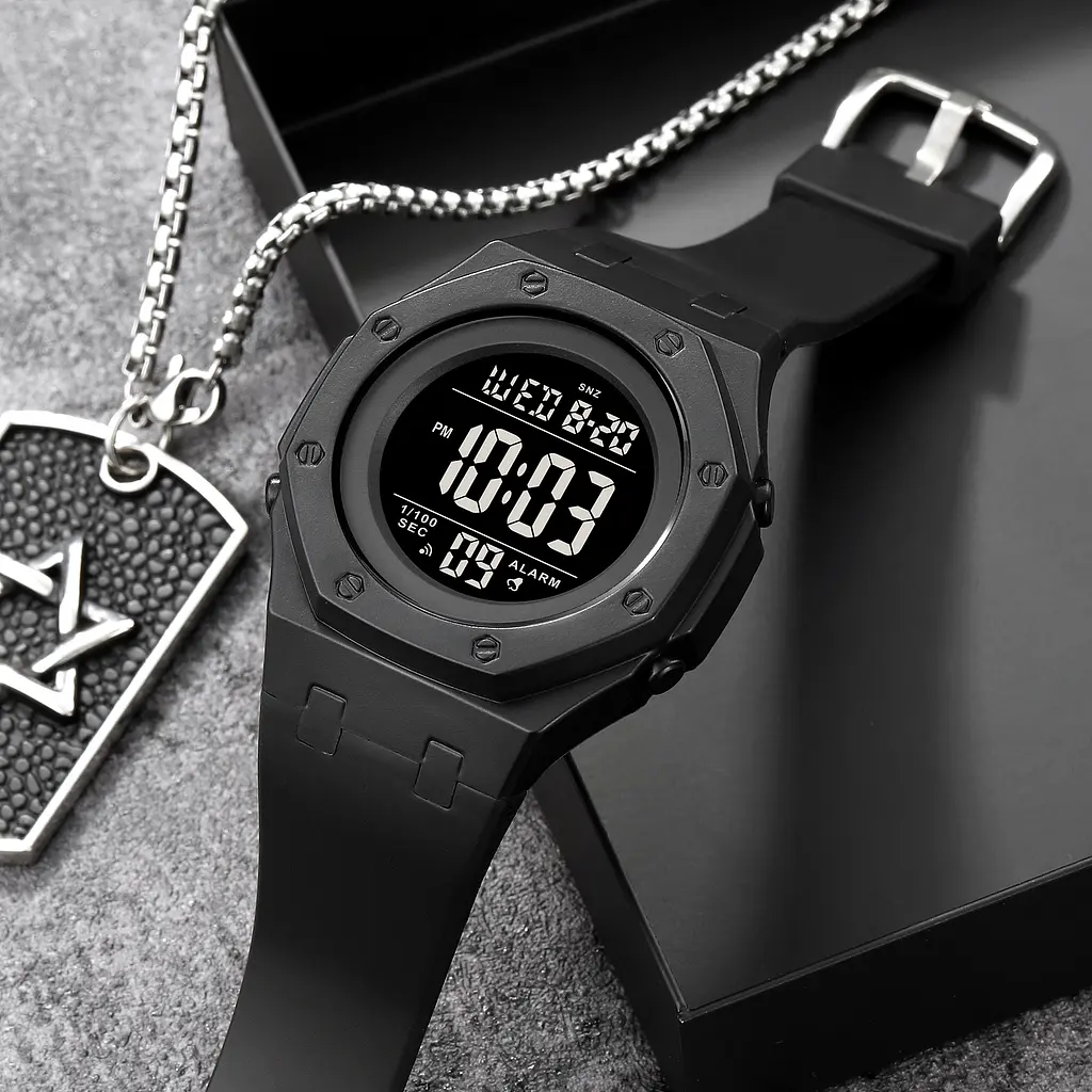 Наручний годинник чоловічий 2048BKBK Black-Black Skmei acs0030359 - фото 4