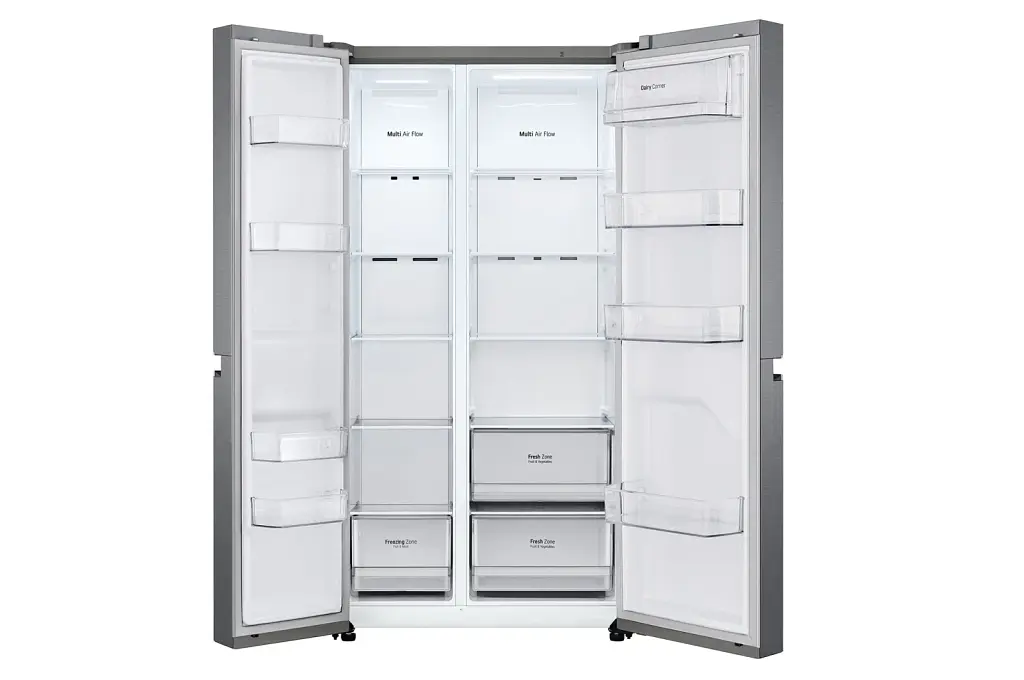 Холодильник SBS LG GC-B257JLYV 179х74х91см 2 двері 414 л морозильне відділення-229 л A+ NF Графіт (GC-B257JLYV) - фото 2