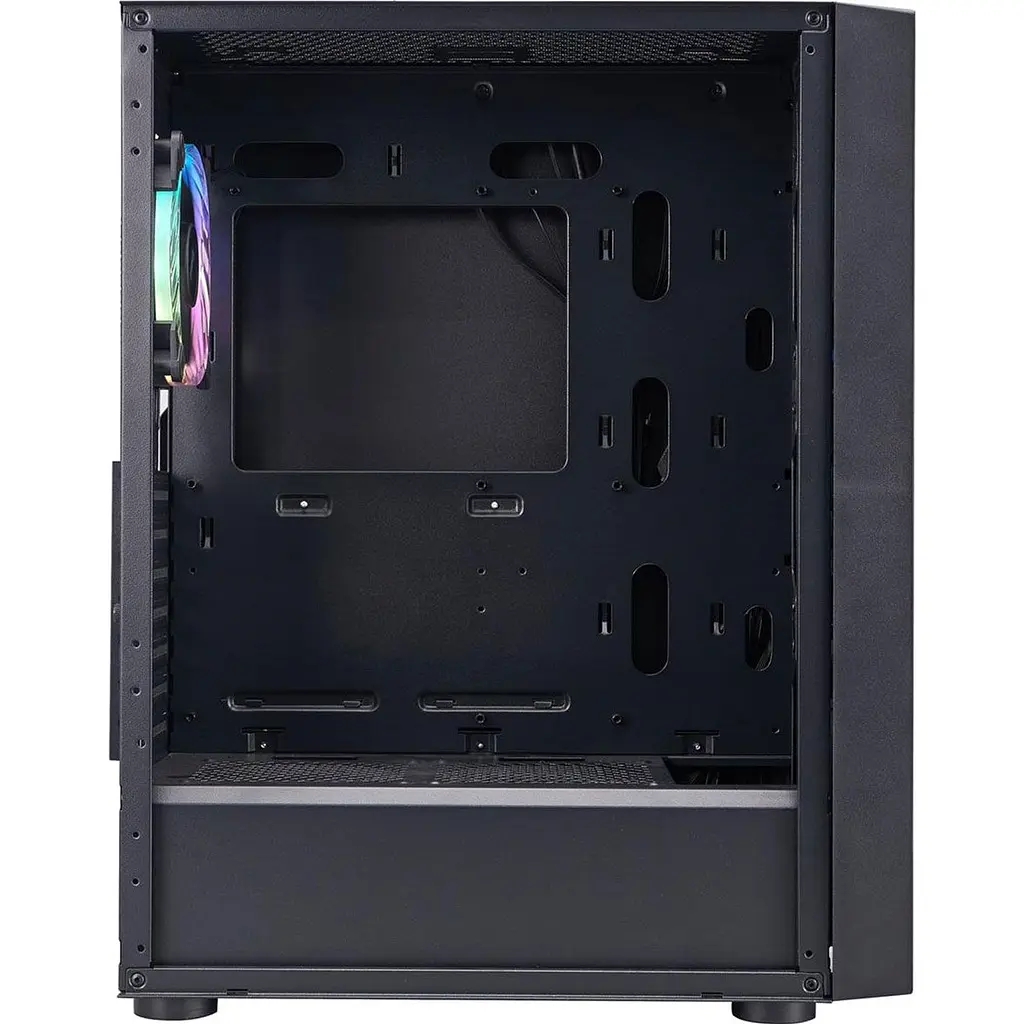 Корпус 1stPlayer Go6-BK-4FS7 Black [146442] - фото 4