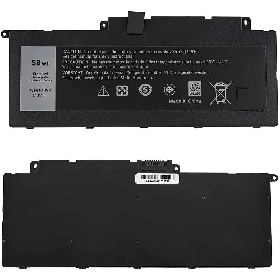 Батарея для ноутбука Dell F7HVR (Inspiron 14 7437 15 7537 17 7737) 14.8V 58Wh Чорний - фото 2