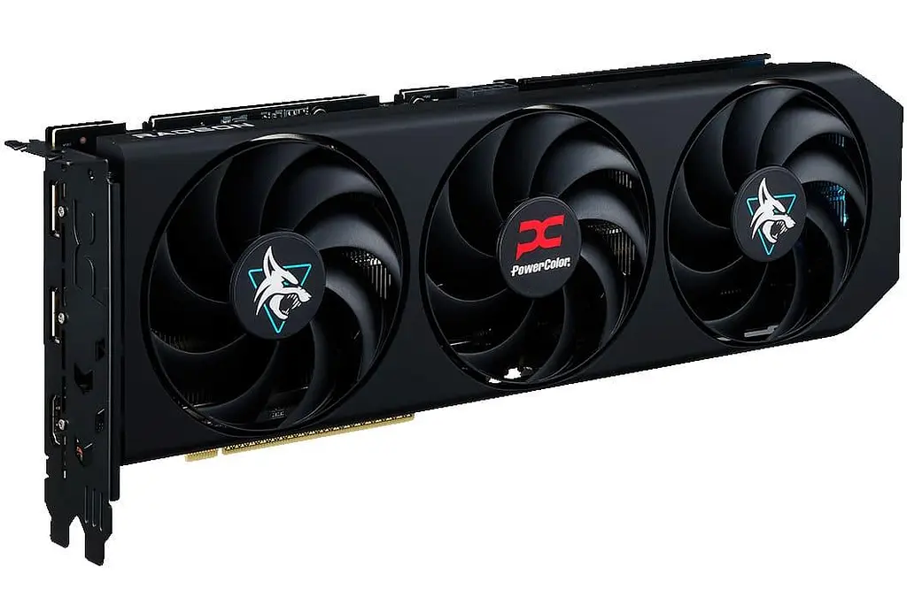 Відеокарта PowerColor AMD Radeon RX 9060 XT 16GB Hellhound (RX9060XT 16G-L/OC) (GDDR6, 128 bit, PCI-E v5.0 x16) - фото 2