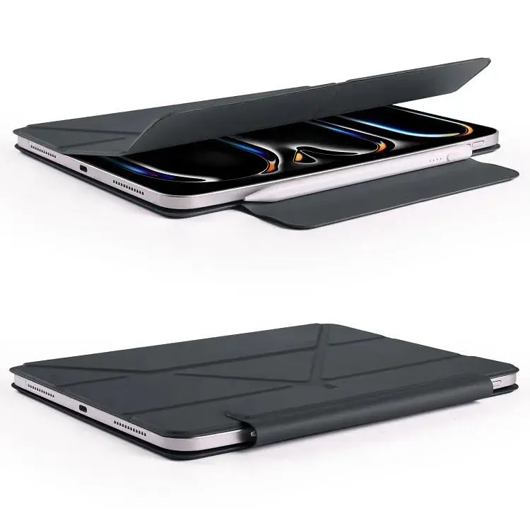Обкладинка BeCover Ultra Slim Origami Magnetic з кріпленням Apple iPad Pro 11" M4 2024 Black (712960) - фото 4