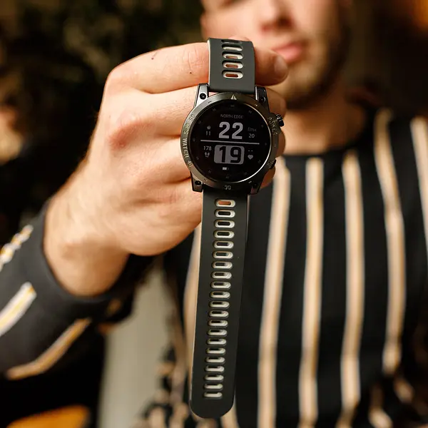 Годинник North Edge CrossFit GPS Black з компасом - фото 20