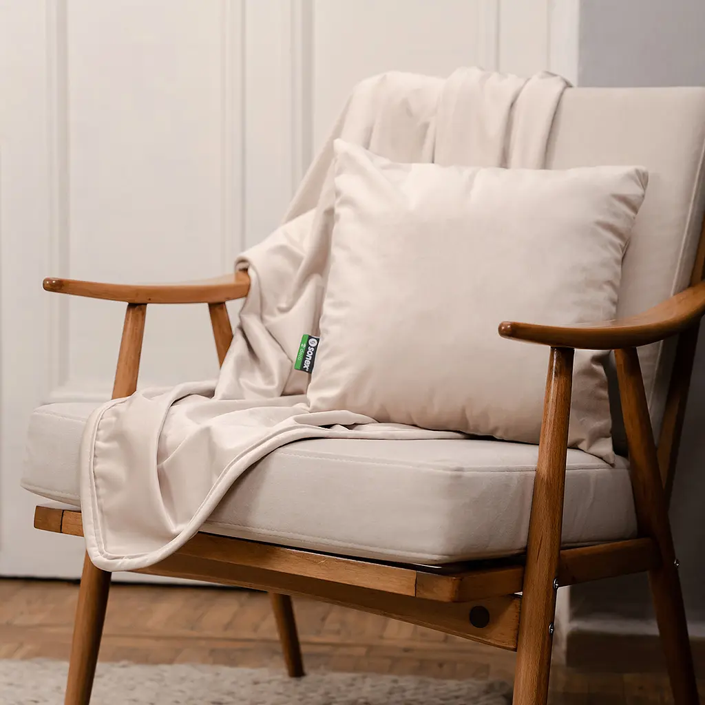 Плед-покривало двостороннє Sonex Aspen 220х240 см бежеве (SO102547) - фото 9