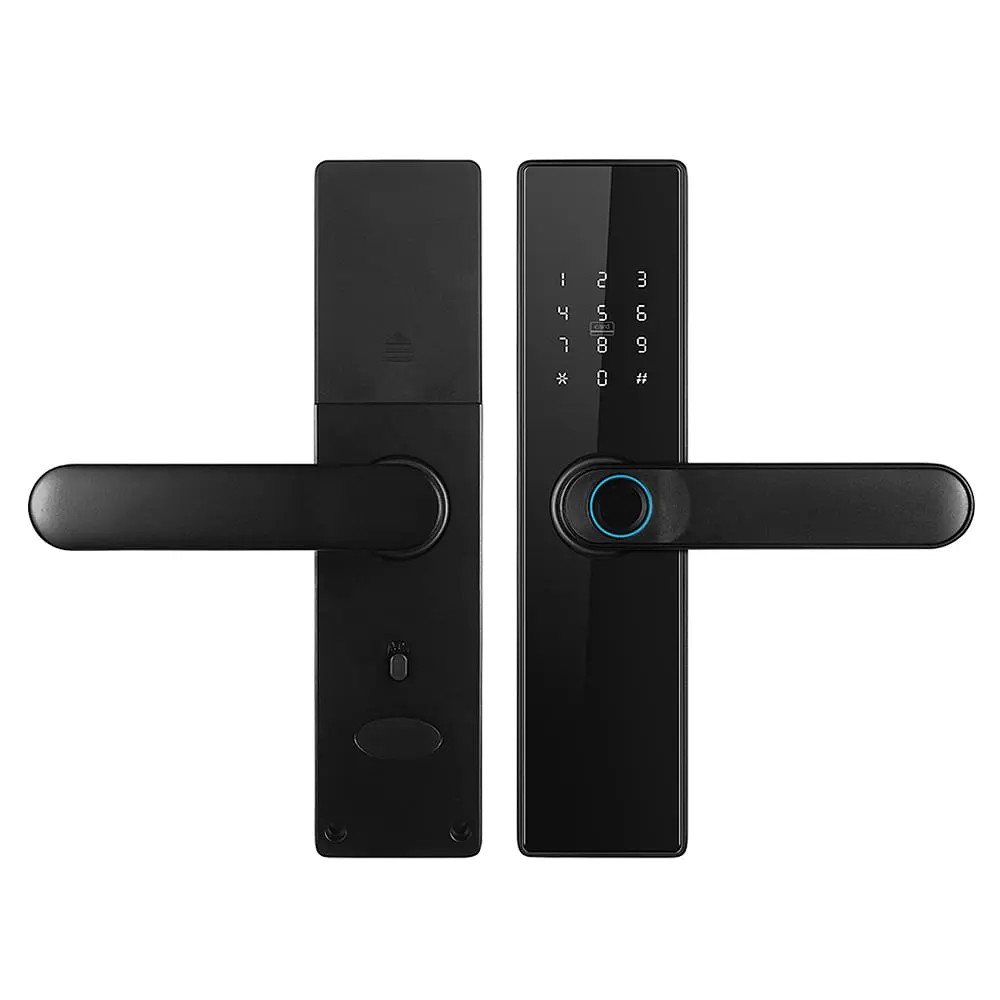 Замок біометричний автономний Trinix TRL-5402BTF Black з Bluetooth, зчитувачем відбитків пальців і карт Mifare (65-00071) - фото 4
