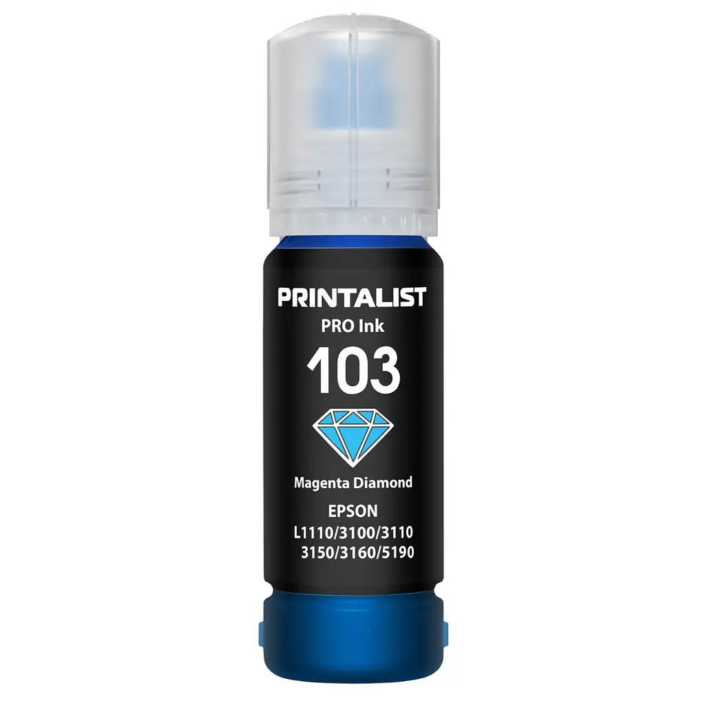 Чорнило PRINTALIST 103 для Epson L3100/3110/3150 70г Cyan водорозчинне (PL103C) - фото 3