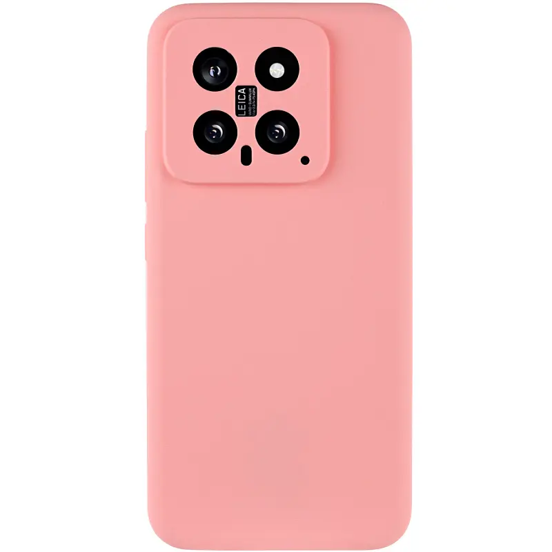 Чохол Silicone Cover Ummi Lakshmi Full Camera (AA) для Xiaomi 14 Рожевий / Pink - фото 2