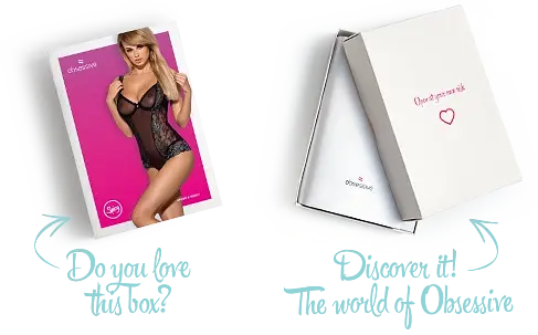 Сітчасте боді на кісточках Obsessive Amanta teddy чорне з доступом S/M - фото 8