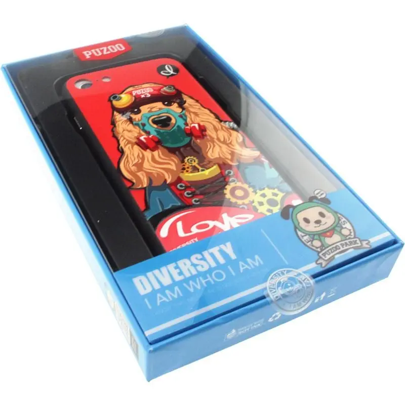 Чохол-накладка PUZOO TPU with UV Printing Punk Phone iPhone 7/8/SE 2020 Red - фото 2
