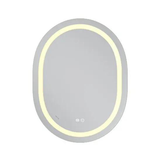 Дзеркало Mixxus Premium ELLIPSE MV05-80x60-REVERSE (LED Touch, Anti-fog (3-6,5kK)) (MP6642) - фото 4