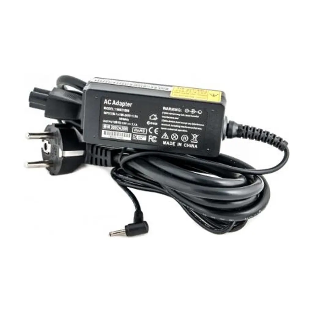 Блок живлення до ноутбуку PowerPlant ASUS 220V, 40W, 19V 2.1A (2.3*0.7) (AS40F2307)