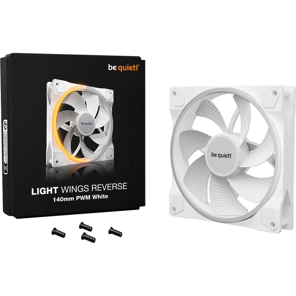 Вентилятор Be quiet! Light Wings 140mm PWM Reverse White (BL135) - фото 4