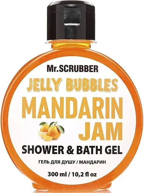 Подарунковий набір Mr.Scrubber Mandarin: Цукровий скраб 300 г + Гель для душу 300 мл + Мочалка Хмаринка - фото 3