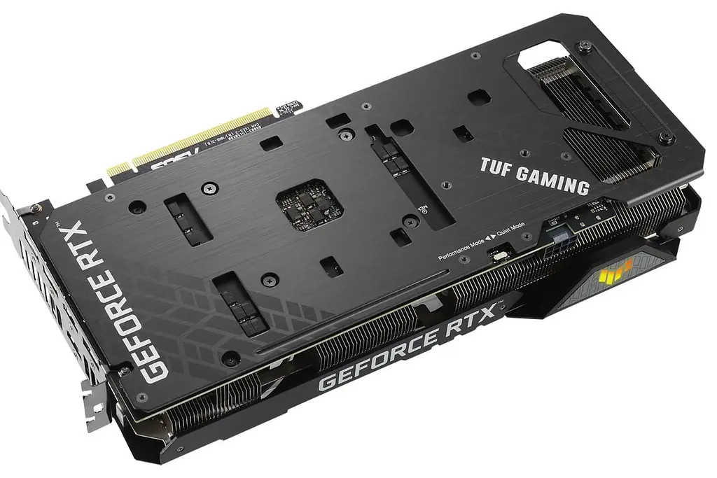 Відеокарта ASUS RTX 3060Ti 8Gb TUF Gaming OC LHR (TUF-RTX3060TI-O8G-V2-GAMING) (GDDR6, 256 bit, PCI-E v4.0 x16) Б/в - фото 4