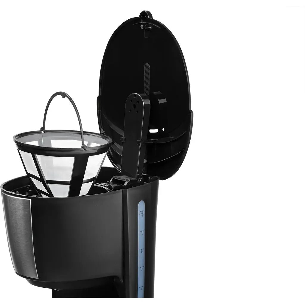 Кавоварка Ardesto крапельна FCM-D2100, 1.2 л мелена чорно-срібляста - фото 6