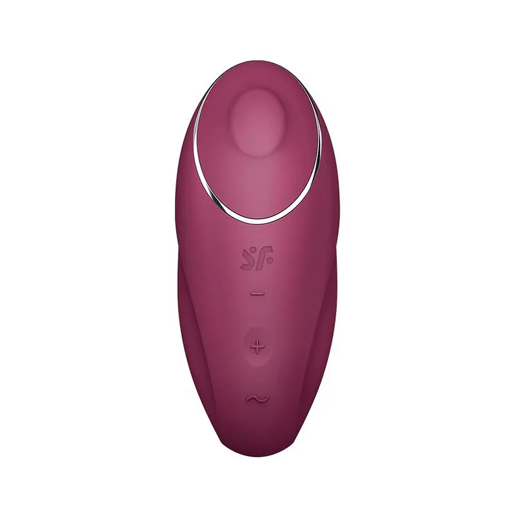 Вибратор для клитора Satisfyer Tap & Climax 1 11 см бордовый - фото 4