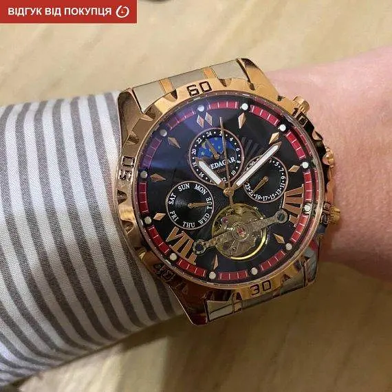 Мужские механические часы Poedagar Mechanical - фото 8
