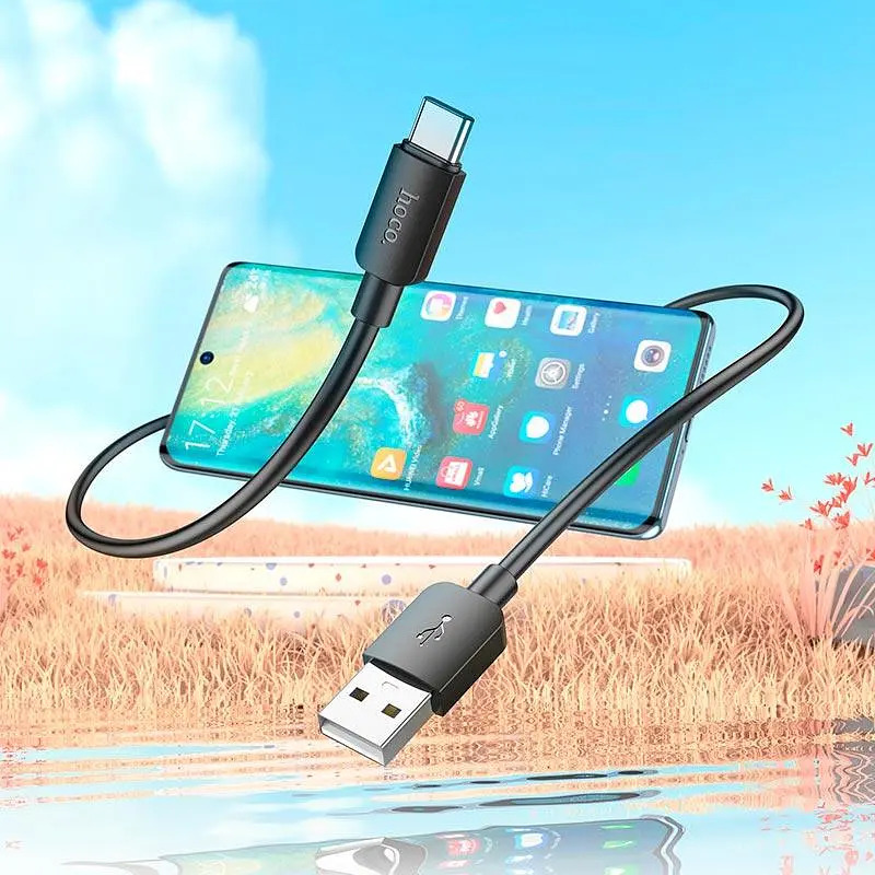 Кабель Hoco Type-C Hyper charging data cable X96 1 м 27W/3A - фото 2