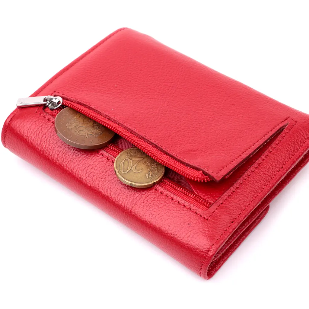 Жіночий шкіряний гаманець ST Leather 11.7х9.5х2 см acs0028402 - фото 6