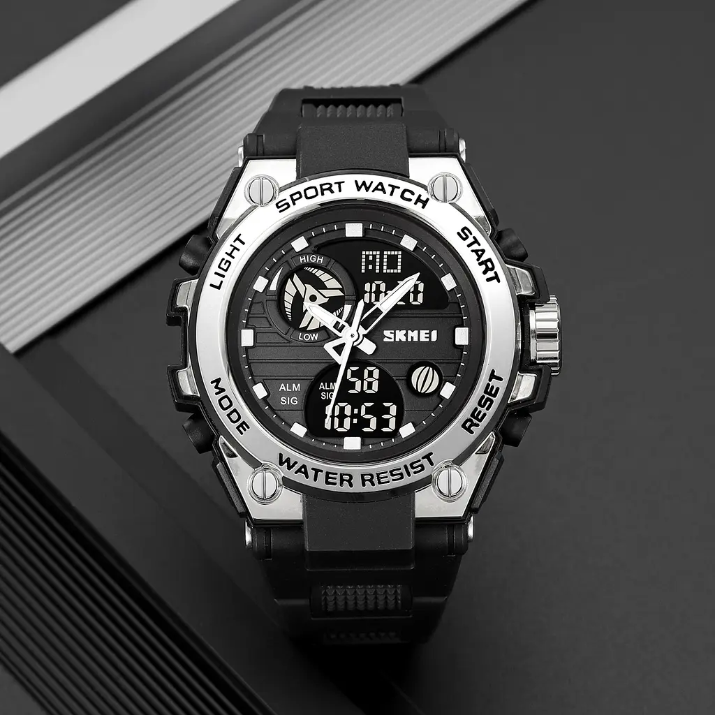 Чоловічий наручний годинник 2360BKSI Black-Silver Skmei acs0029964 - фото 6