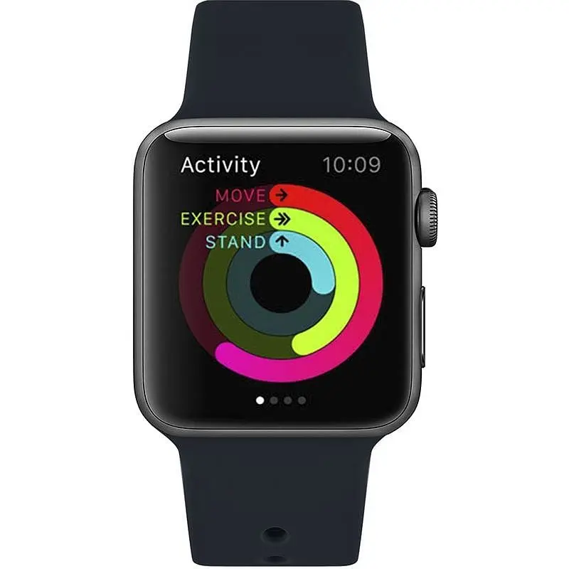 Ремешок Uwatch Silicone Strap for Apple Watch 38/40 mm Blue Cobalt - фото 3