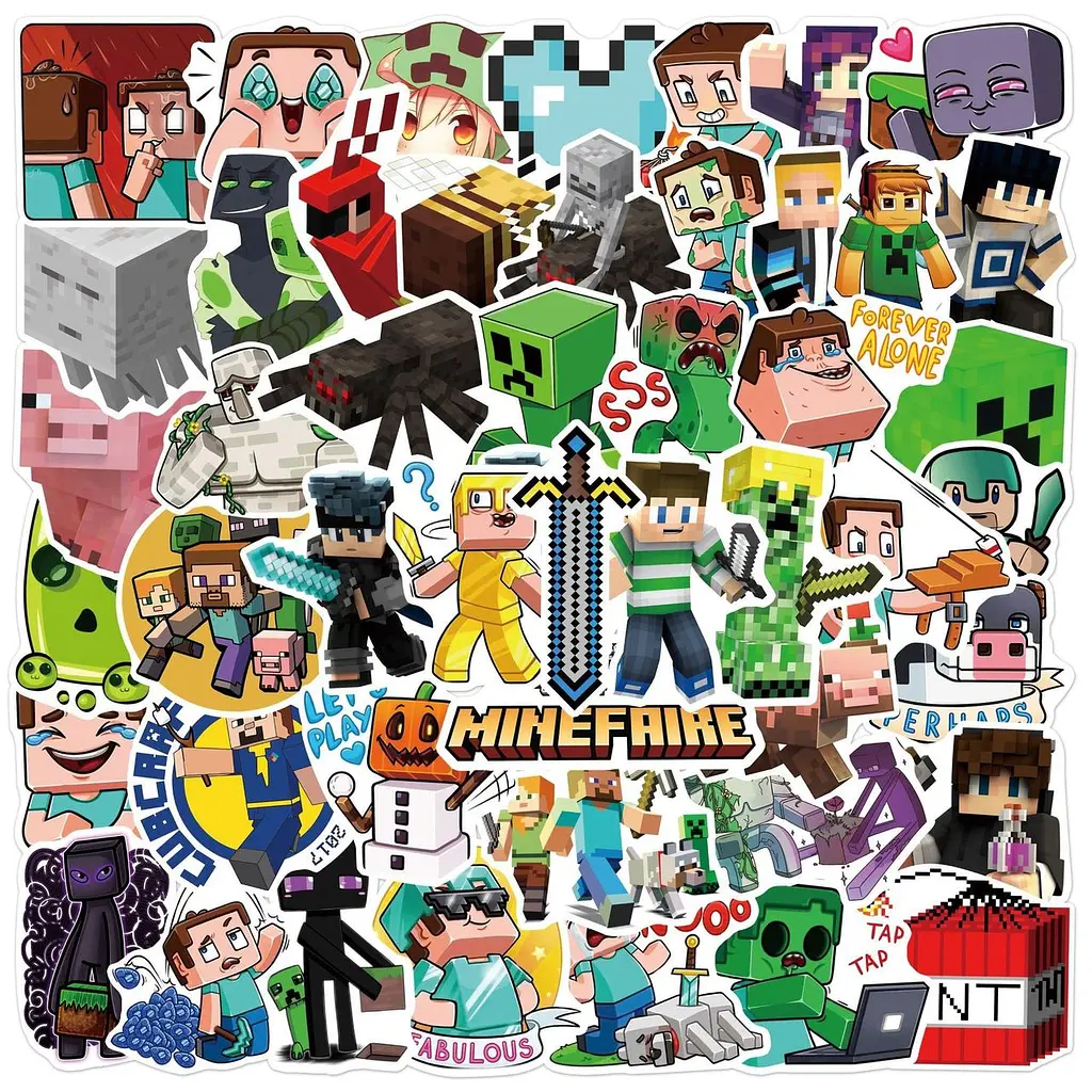 Стикерпак GeekLand Minecraft 50 штук - фото 9