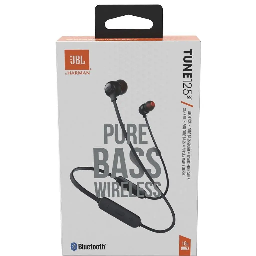 Гарнітура JBL TUNE 125BT (JBLT125BTBLK) Black - фото 9