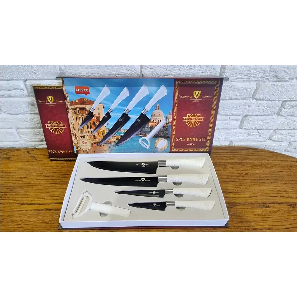 Набір ножів HIGH QUALITY W-4158 Limited Edition Milano 5 PCS KNIFE SET - фото 3