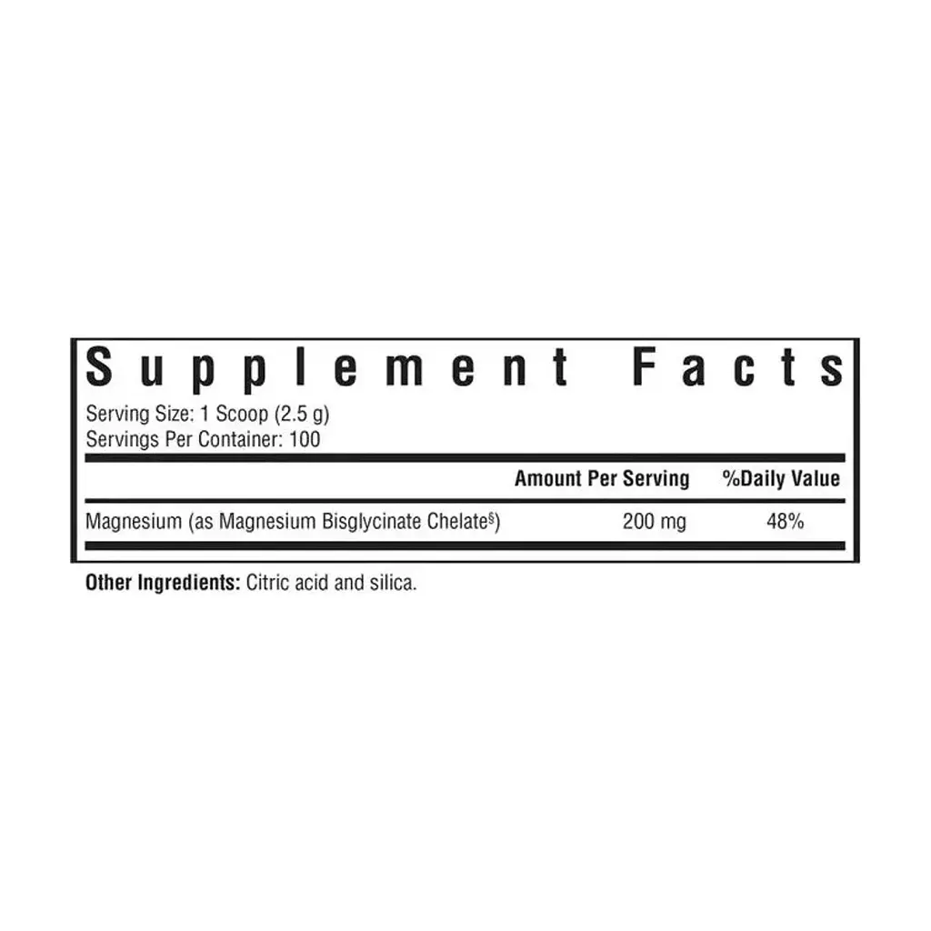 Мінерали Seeking Health Магній гліцинат у порошку, 200 мг, Magnesium Glycinate Powder, 187,5 гр (SKH-52999) - фото 2