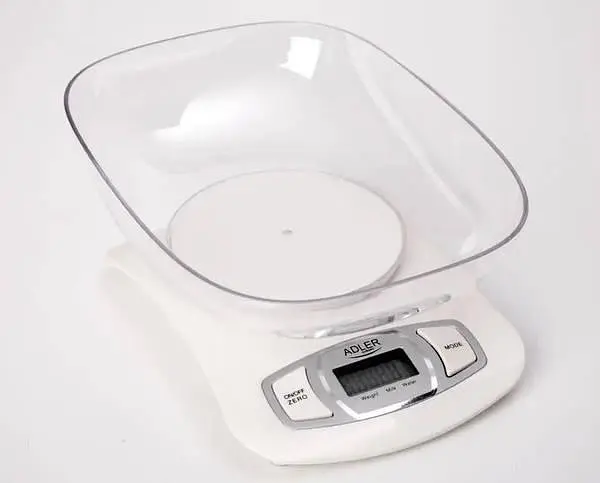 Ваги кухонні Adler AD 3137 до 5 кг з прозорою чашею - фото 4