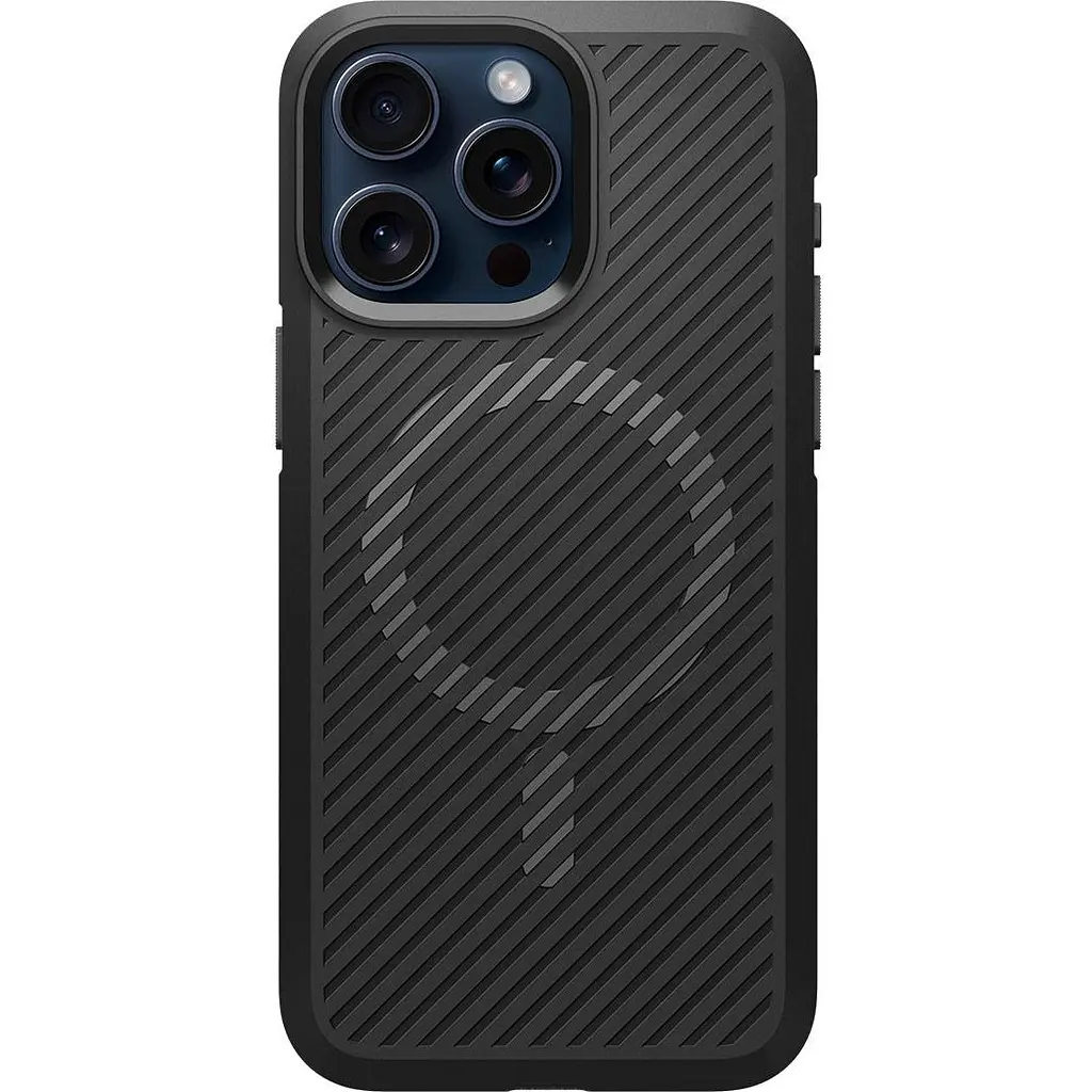 Оригинальный противоударный чехол Spigen Core Armor MagSafe (MagFit) для Iphone 15 Pro Max (6.7") Black ACS06442 - фото 2